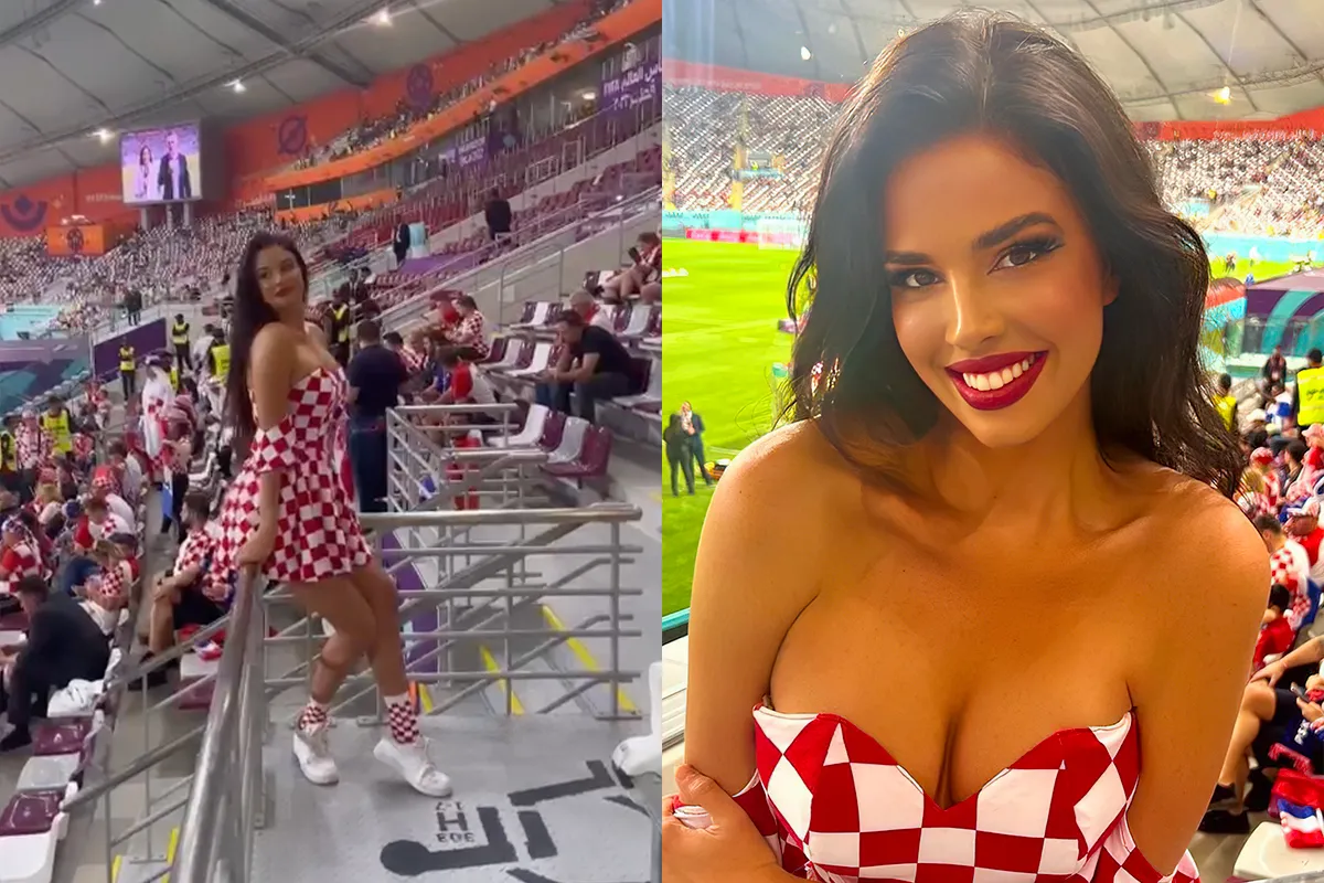 Misschien wel de knapste WK 2022 supporter: Maak kennis met de Kroatische Ivana Knöll