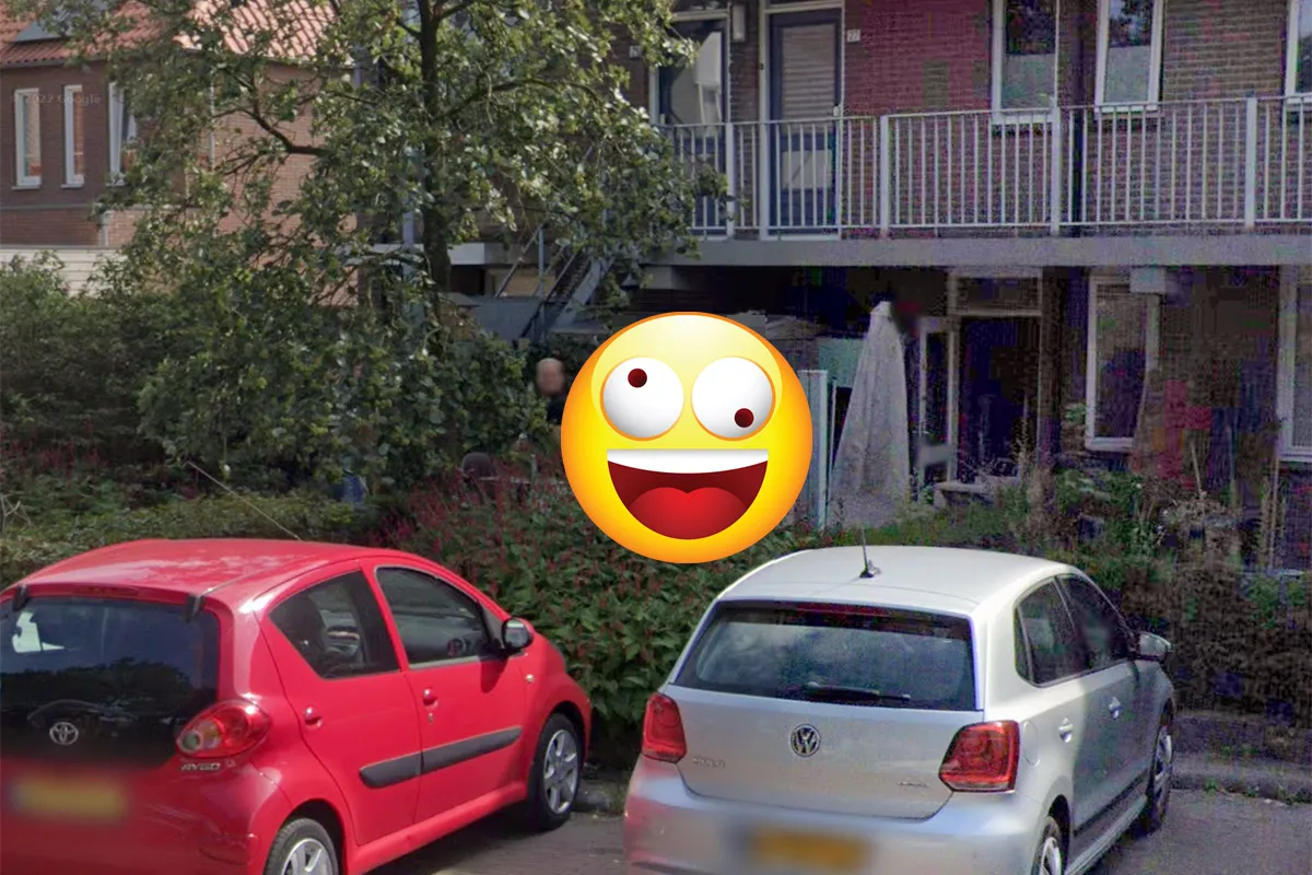 Nou meneer in Oldenzaal, het is gelukt, je staat met je blote bips op Google Maps