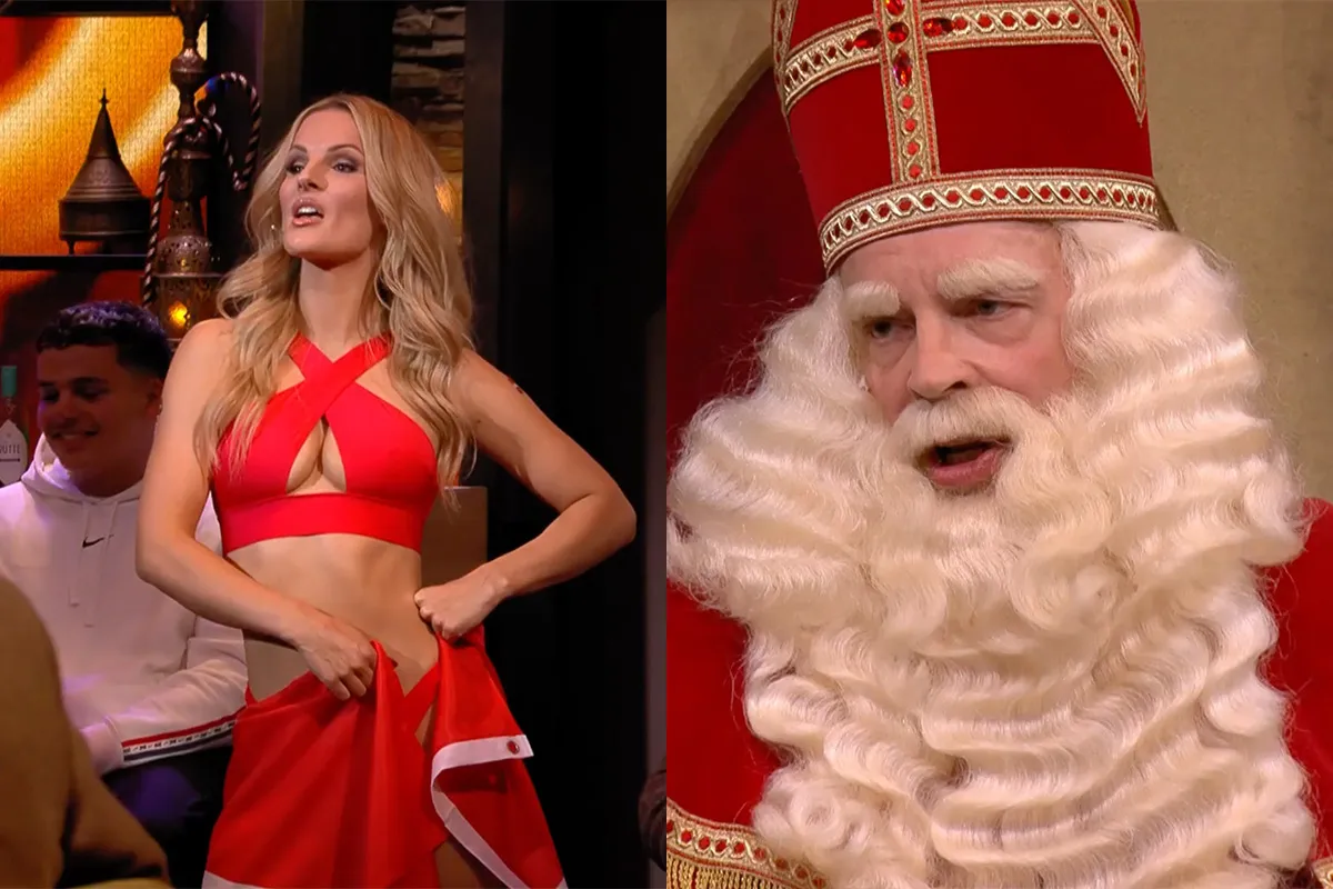 Sint zorgt voor chaos: Deens mokkel voor Derksen en Gijp met slaapkamerspeeltje op hoofd
