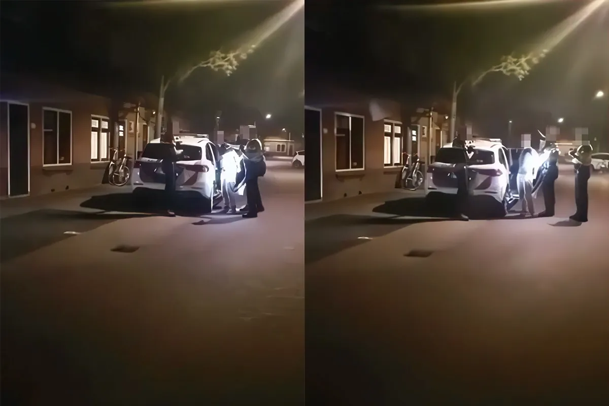 Agent laat zich niet bespugen en haalt uit