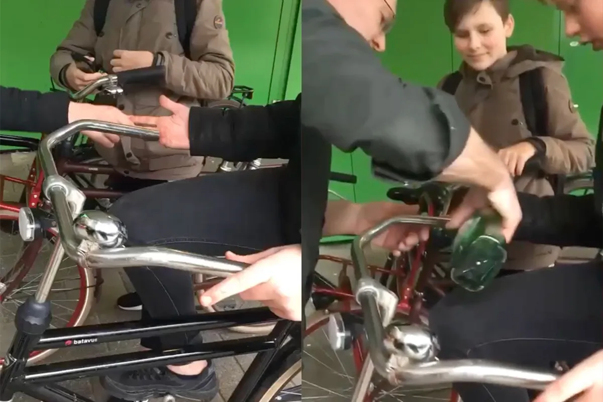 Stijn leert les dat je niet overal je vingers in moet drukken