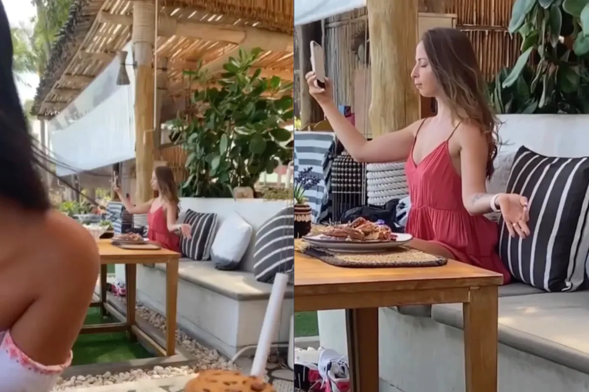 Influencer neemt even momentje voor zichzelf