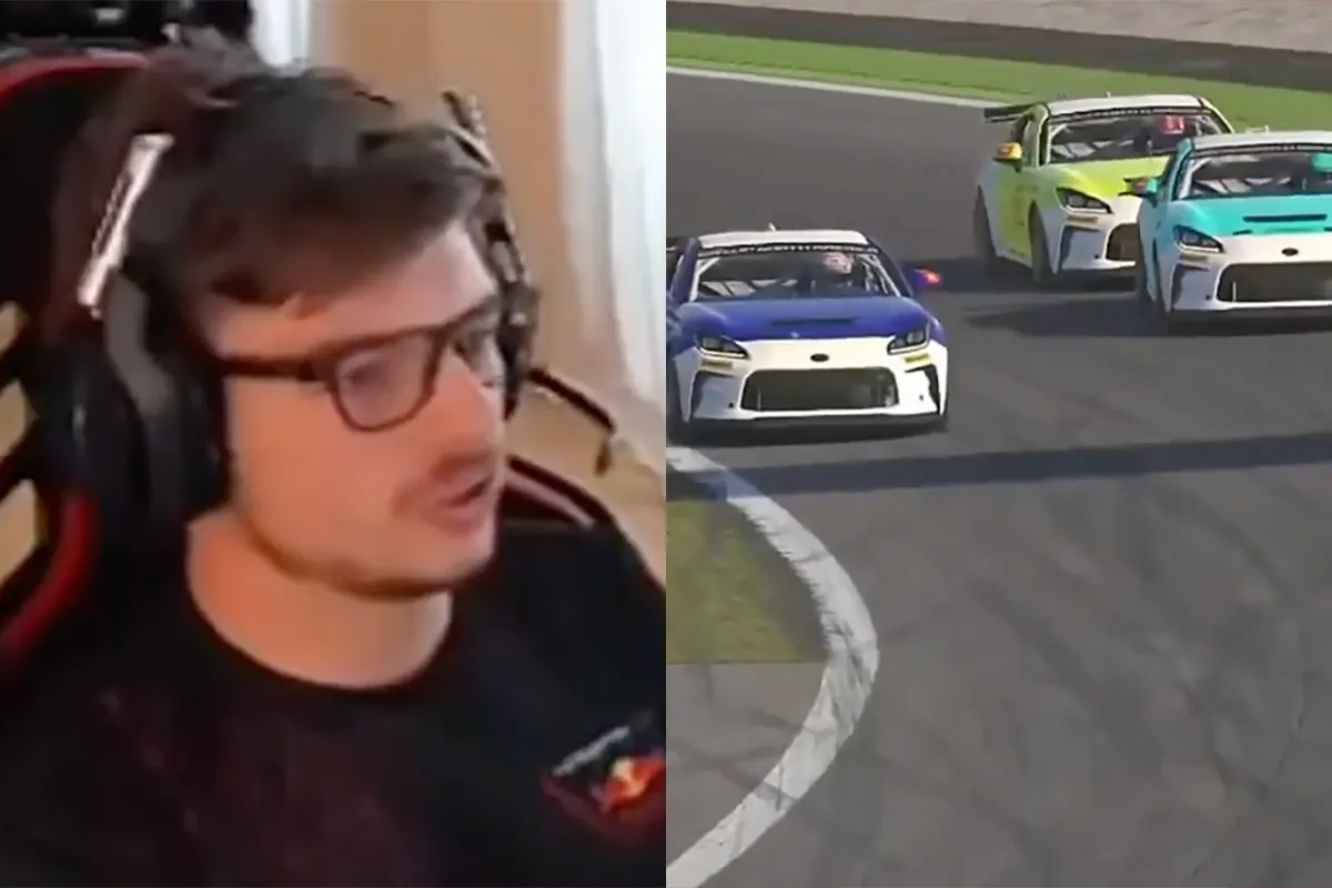 Ook op de sim kan Max Verstappen starten op P17 en de race winnen