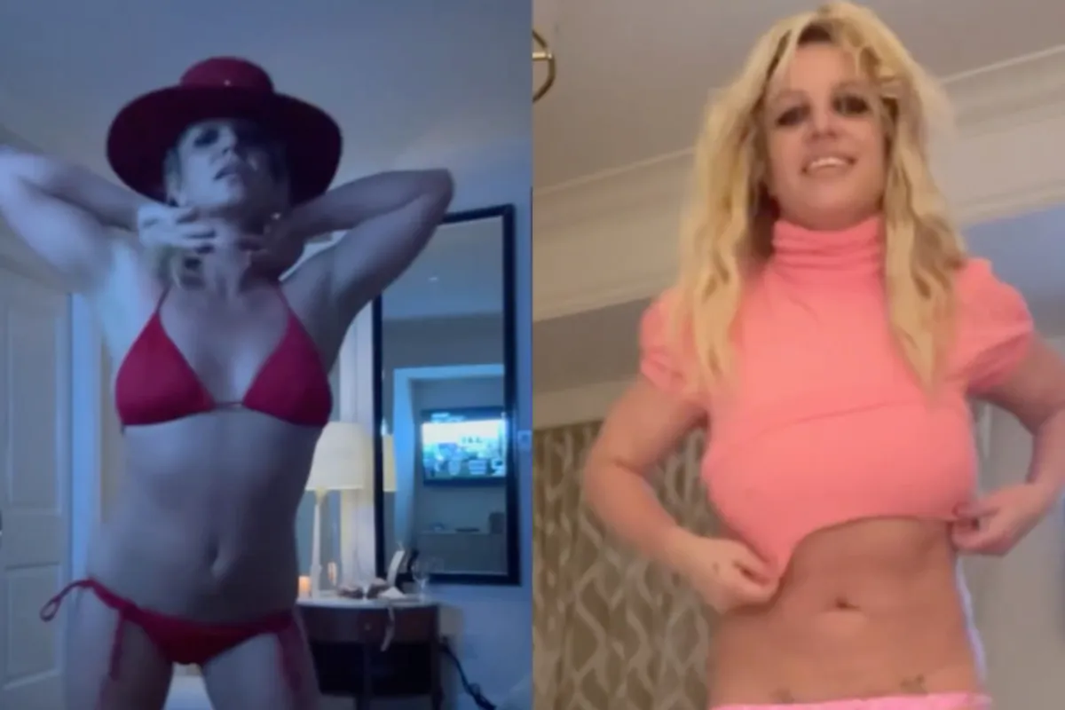 Schijnt allemaal niet zo lekker te gaan met dansende Britney Spears