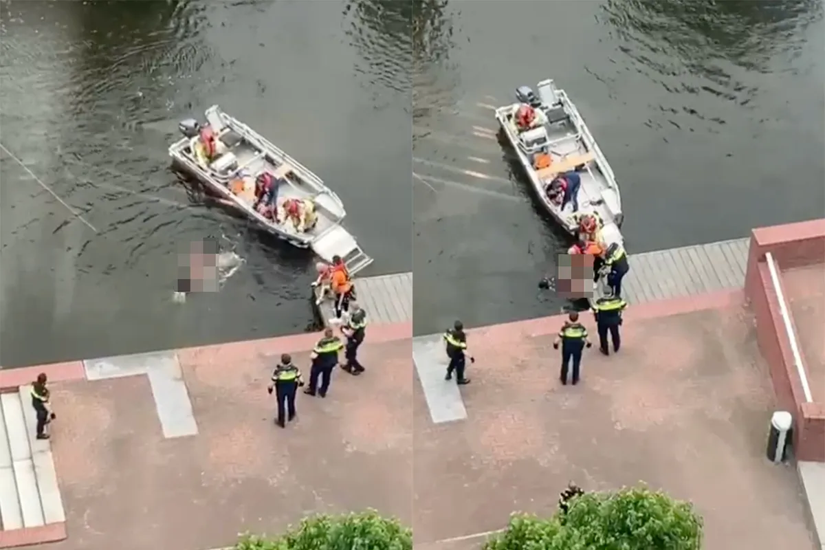 Verwarde man in Almelo wil gewoon lekker zwemmen