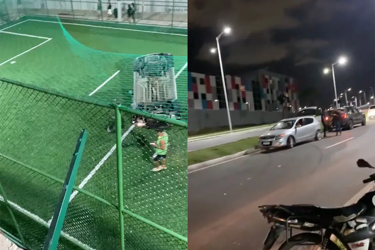 Ben je lekker aan het voetballen, wil er een auto meespelen