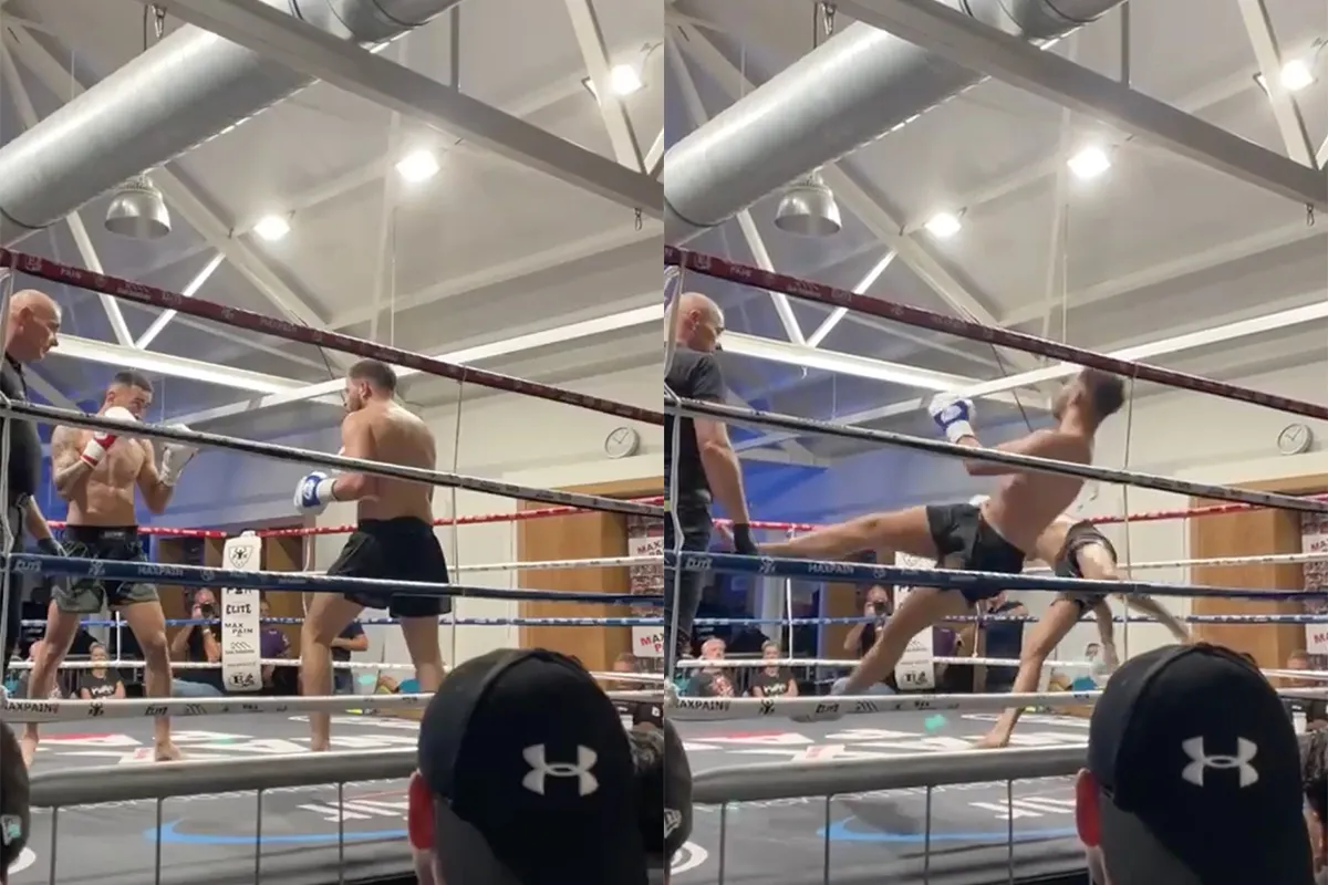 Bam! Bokser in Belgische Genk wordt KO getrapt