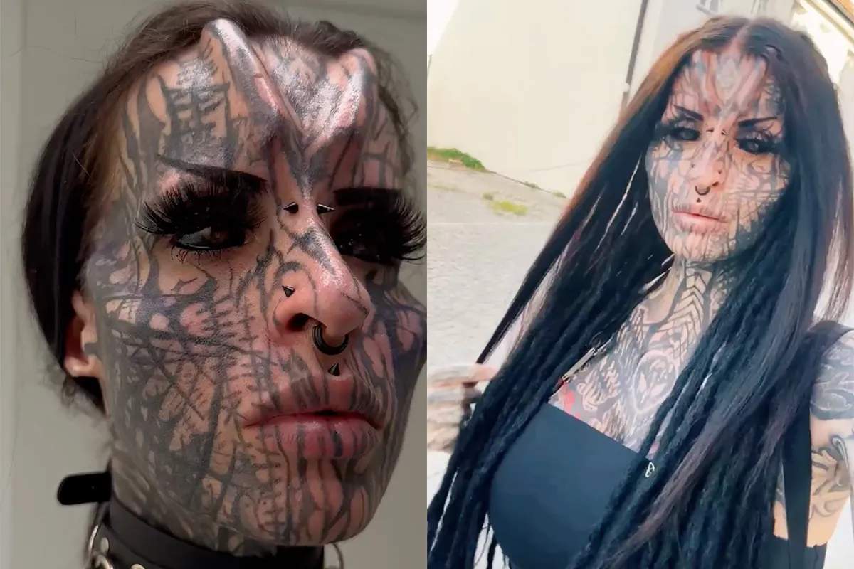 Getatoeëerde Danielle doet ook aan 'lichaamsmodificatie': 'Mijn kinderen worden gepest'