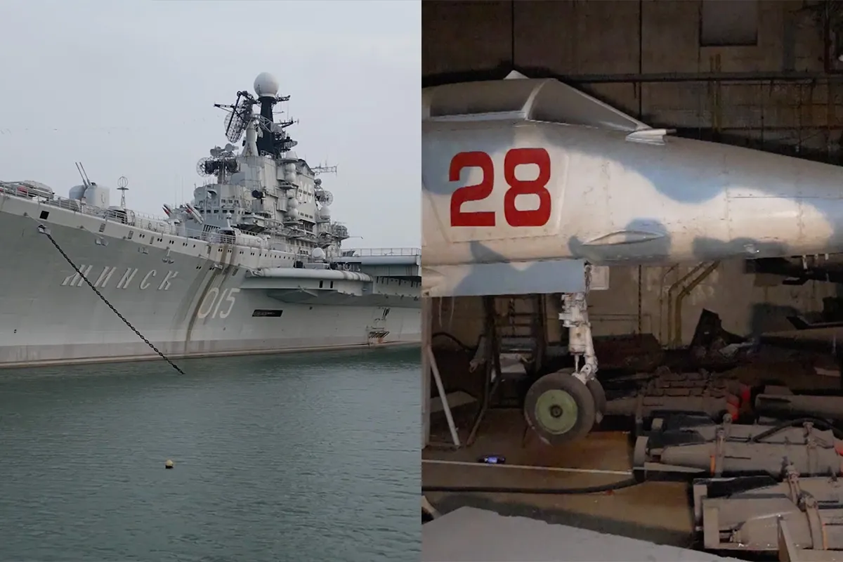 Nederlandse avonturier bezoekt zijn meest bizarre verlaten locatie ooit: Sovjet vliegdekschip