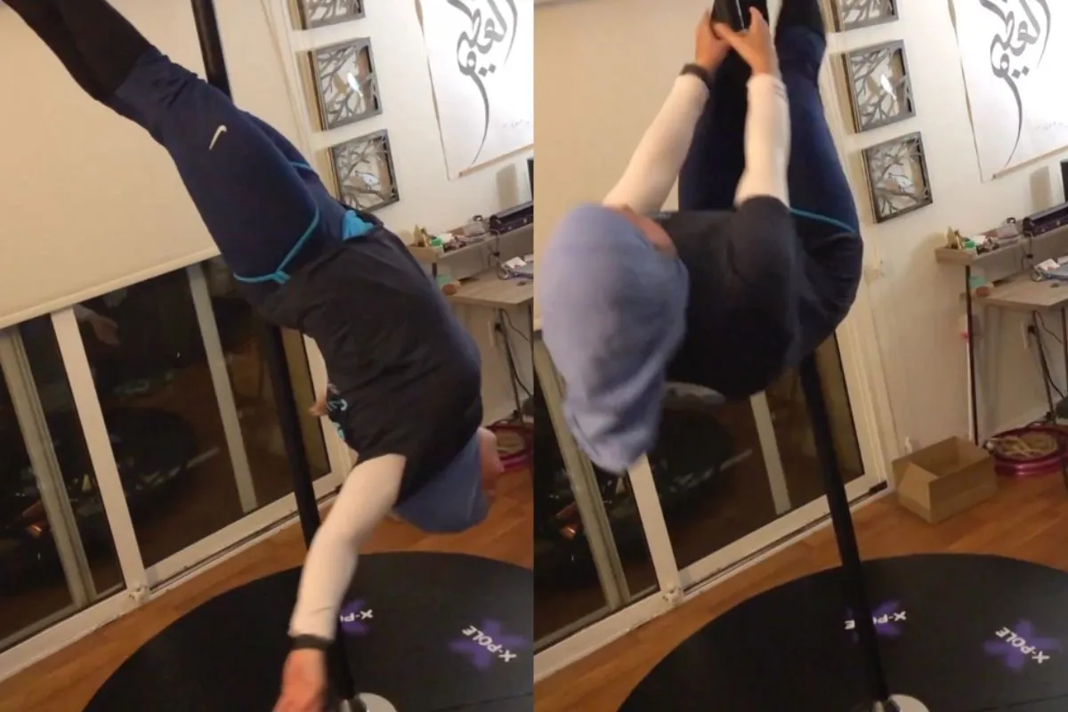 Paaldanseres maakt met flinke klap einde aan haar show