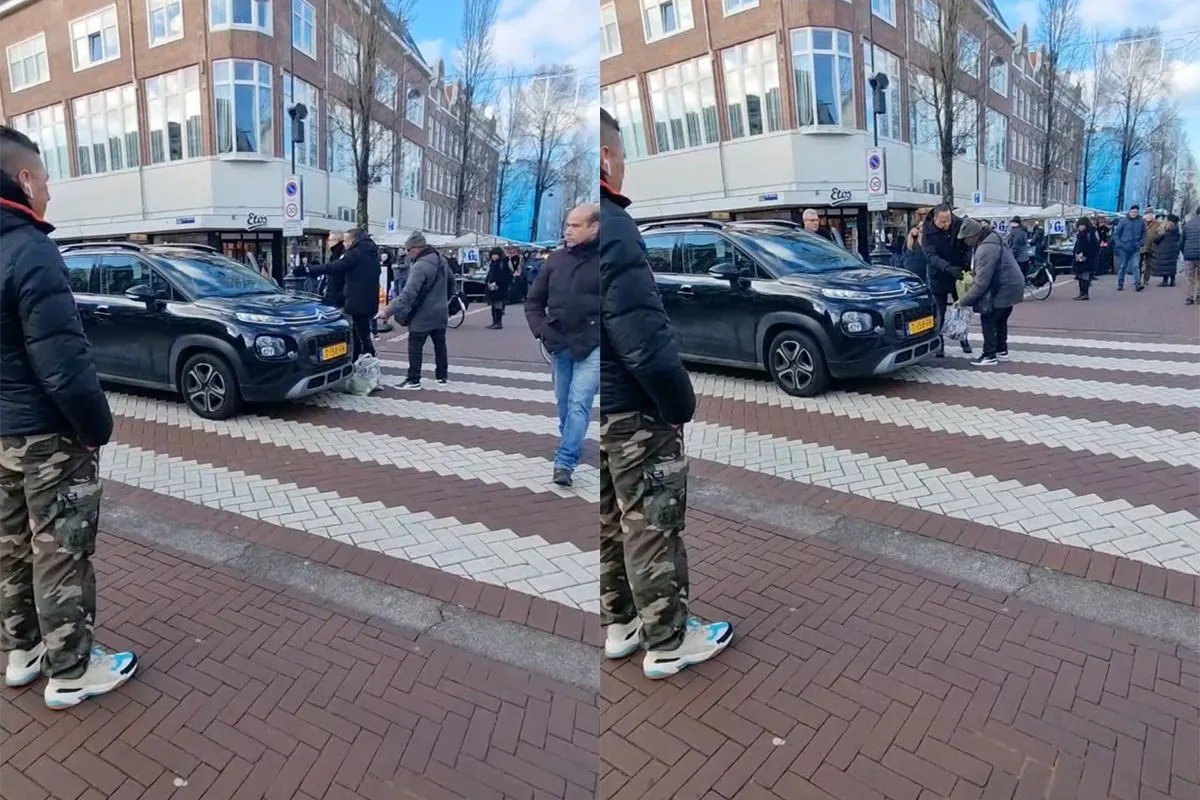 Bonje op de Dappermarkt, maar even tot 10 tellen