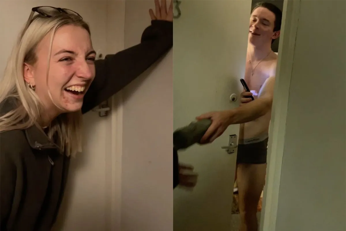 Gast wil flink van bil gaan, maar huisgenoten hebben speaker onder zijn bed verstopt