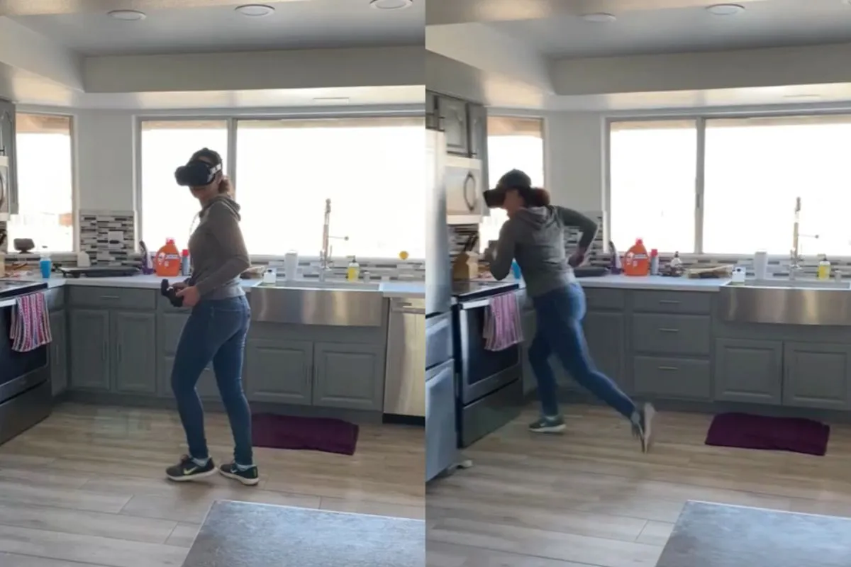 Nieuwe magnetron nodig na virtual reality spelletje
