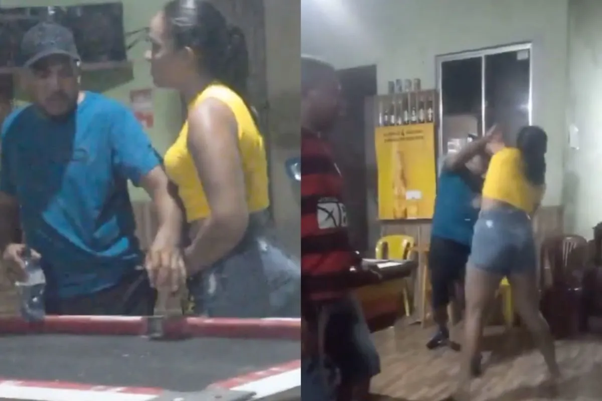 Braziliaanse mag niet in telefoon van haar man en gaat volledig door het lint