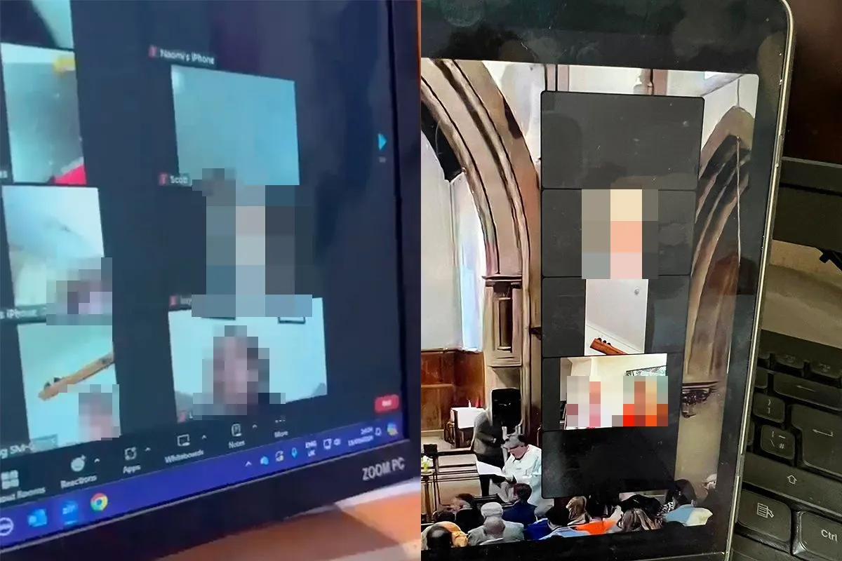 Vrouw logt in tijdens livestream uitvaart, gaat douchen en vergeet dat haar camera aanstaat