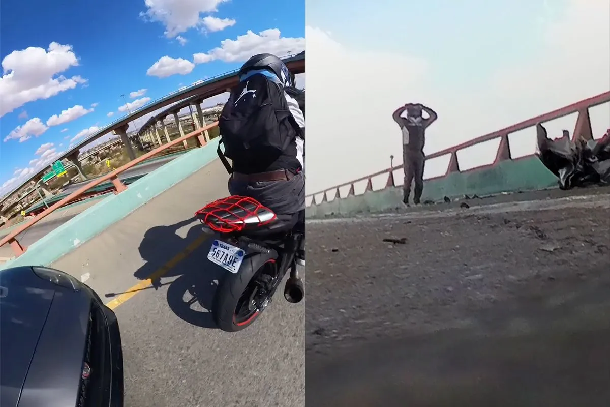 Motorrijder is het haasje door prutser in een te snelle wagen