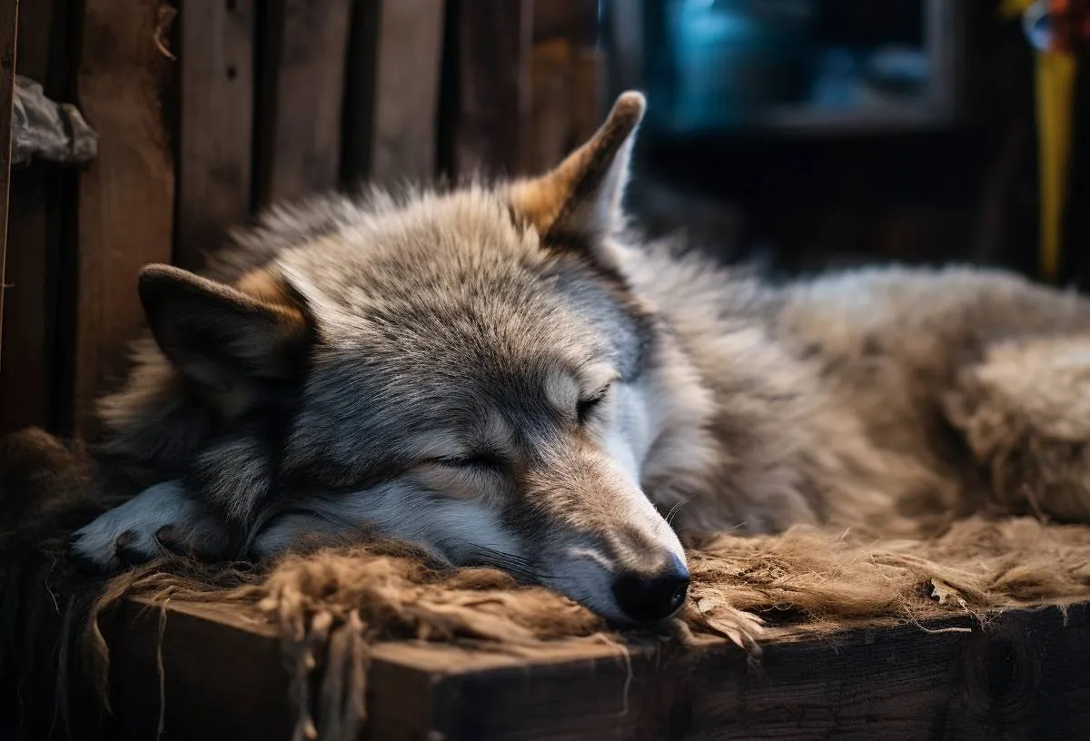 Ondertussen in Hengelo: Bewoner van rijtjeshuis vindt wolf in schuurtje