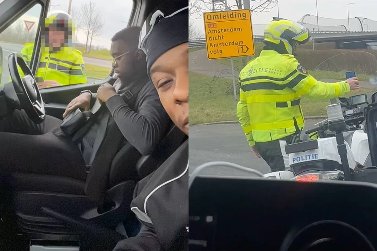 Agent wil niet op de foto: "Ik haal er 3 auto's bij en gaan jullie mee naar het bureau"