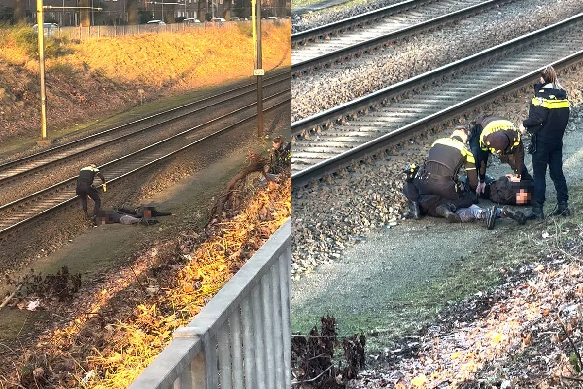 Deze agenten weten nog hoe je ouderwets iemand aan moet houden
