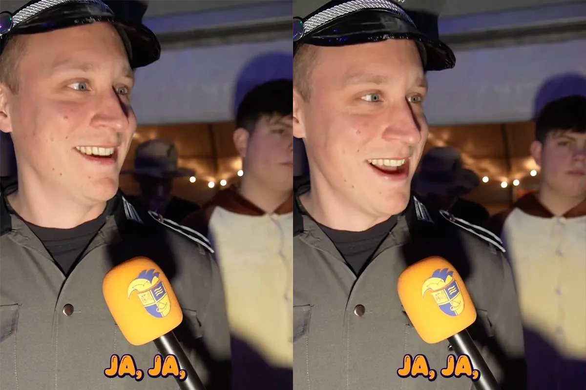 Man heeft pak van zijn opa aangetrokken: "Soms moet je voor je idealen staan"