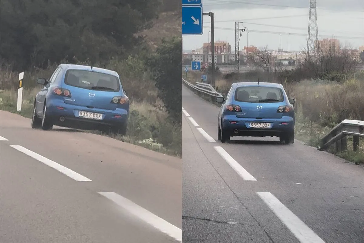 Bestuurder in Spanje is afgeleid of het gaat niet goed