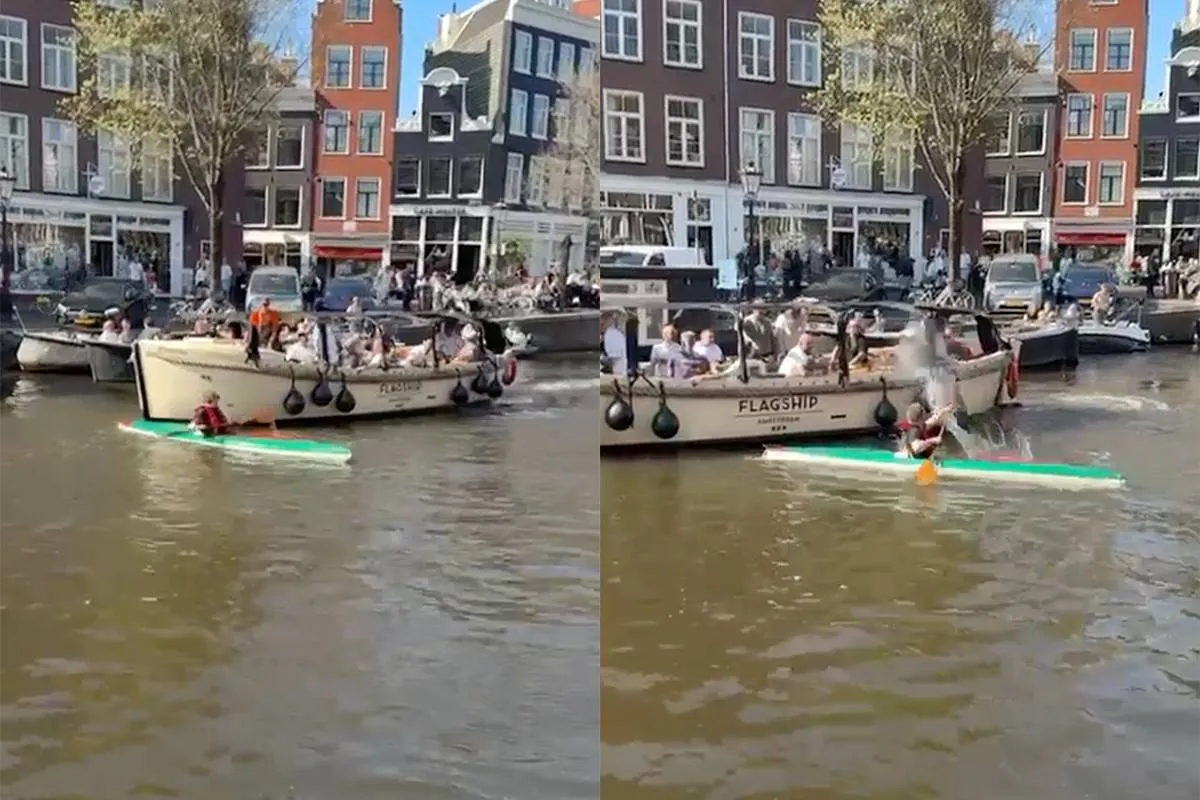 Het lijkt gezellig in de grachten van Amsterdam, maar dat is het zeker niet