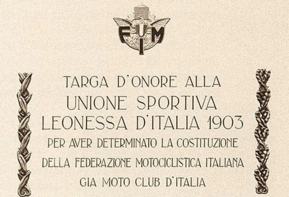 Distinctif Original D'époque - Reale Moto Club D'Italia - C. Paccagnini Milano