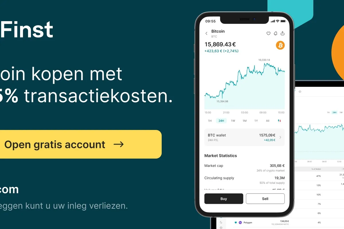 Voormalig DEGIRO-team lanceert revolutionair cryptoplatform Finst - met de  laagste tarieven van Nederland