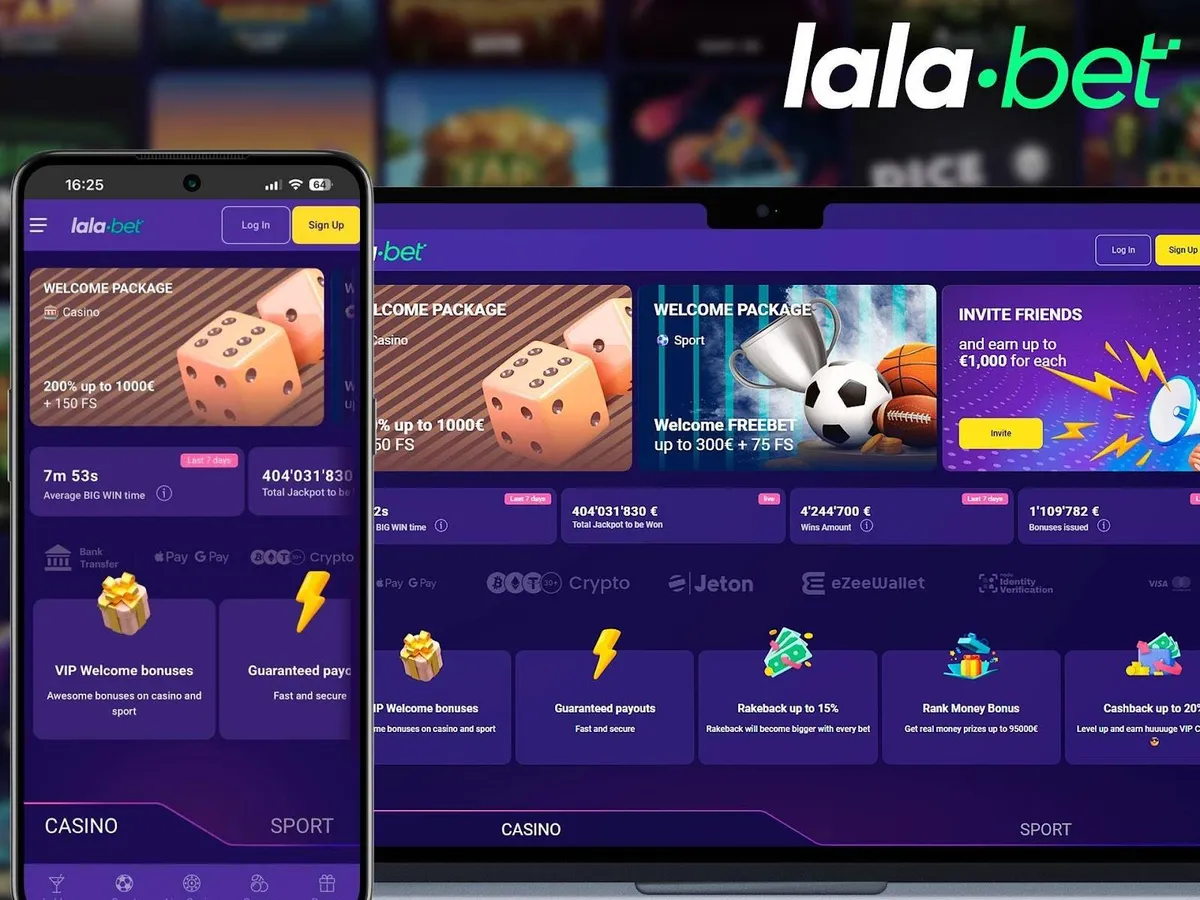 Lalabet Casino interface