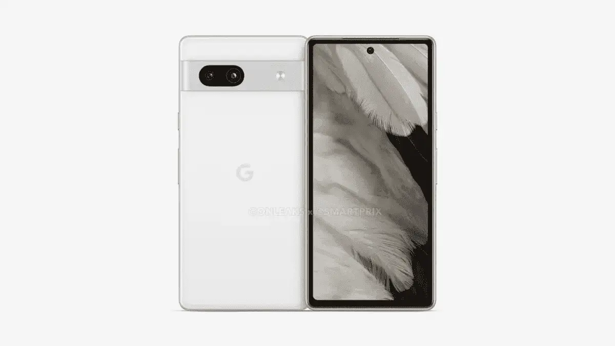 Google Pixel 7a renders reveal it uses a straight screen with a