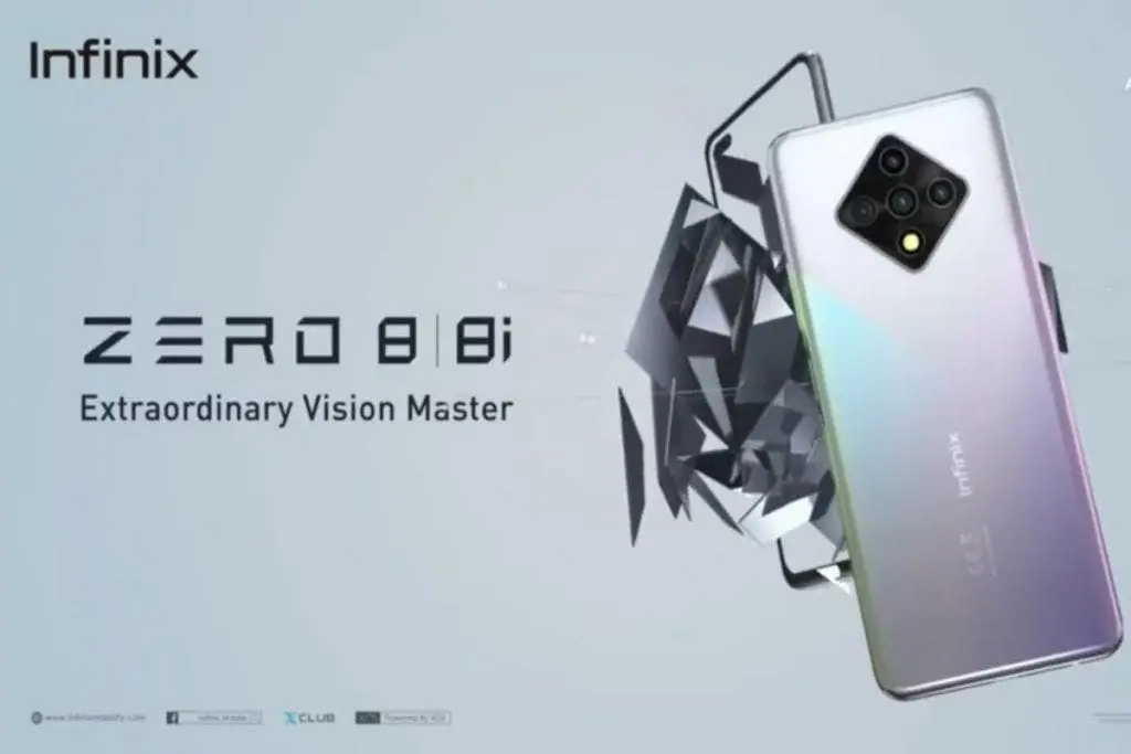 Infinix Zero 8 with 90Hz Display, 64MP Quad Cameras Launched