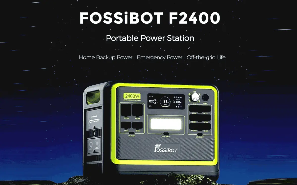 Meet the FOSSiBOT F2400 Portable Power Station – Never be afraid Meet the FOSSiBOT F2400 Portable Power Station – Never be afraid