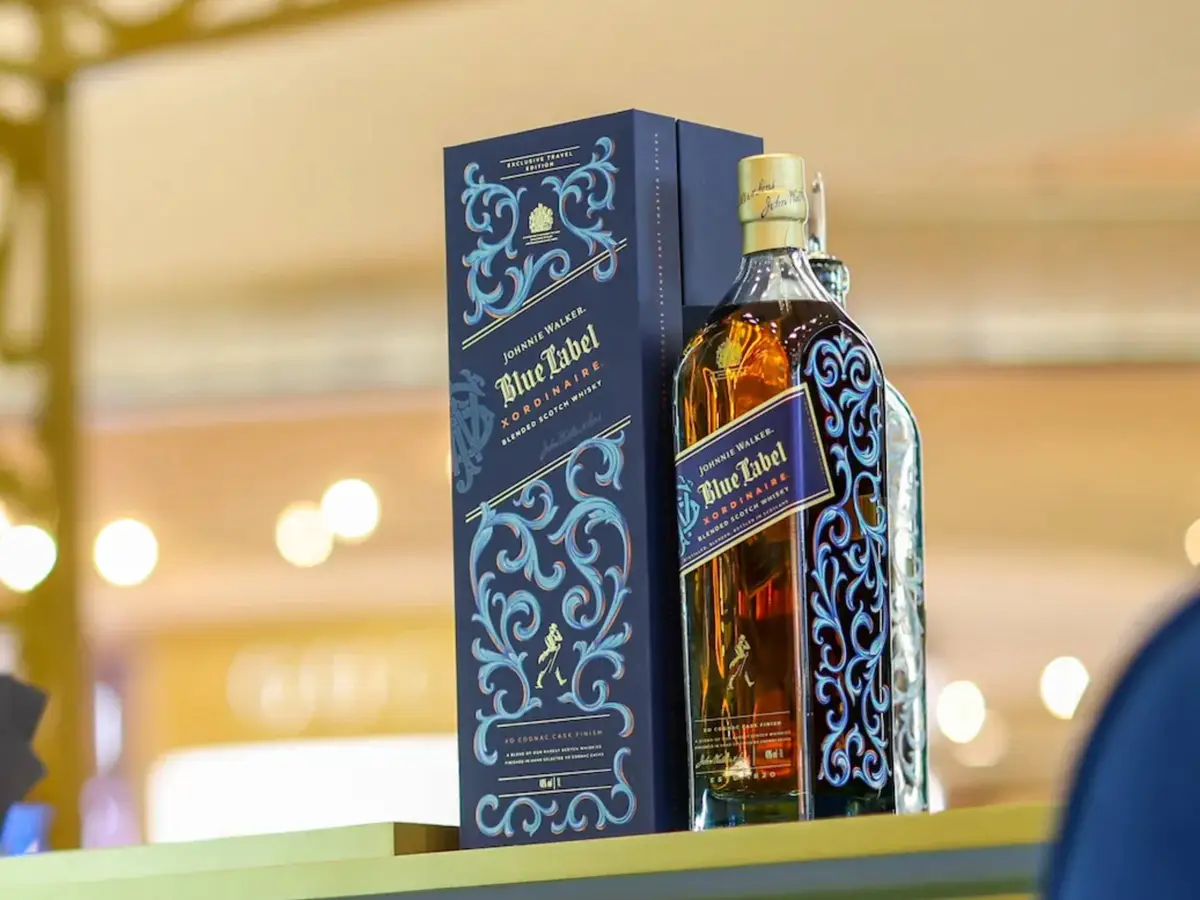 Nieuwe Johnnie Walker Blue Label Xordinaire expressie is afgewerkt