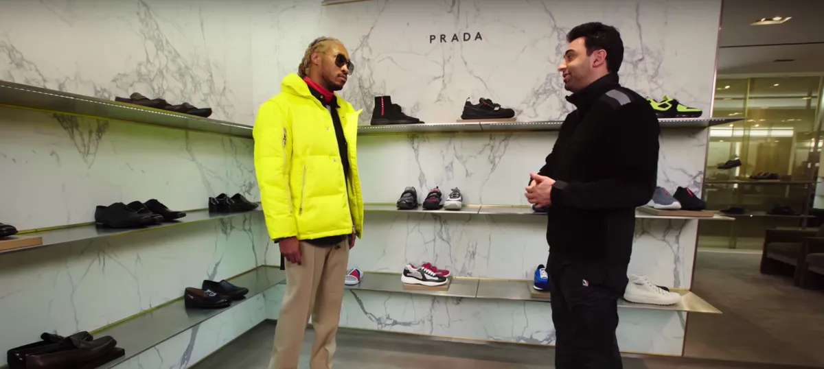Future geeft gigantisch bedrag aan sneakers uit in nieuwe Sneaker