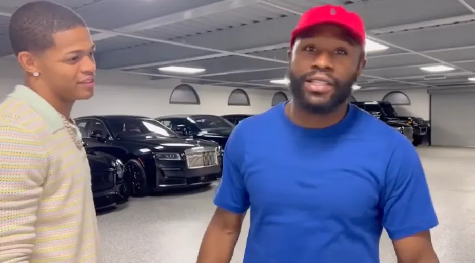 YK Osiris showt bizarre autocollectie Floyd Mayweather: "A lot of people only look rich, I'm real life wealthy"