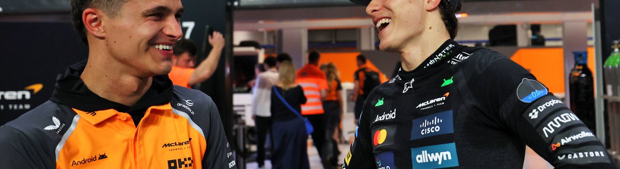 Lando Norris et Oscar Piastri plus tôt cette saison