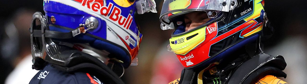 verstappen en norris in jeddah