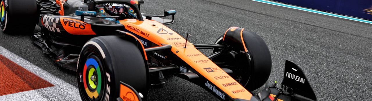 Norris erreichte beim Großen Preis von Miami den 2. Platz im Qualifying hinter Verstappen, fand ein bisschen mehr Tempo für eine Runde nach einem 6. Platz in Bahrain, gefolgt von einem 10. Platz in Dschidda nach einem Unfall in Q3
