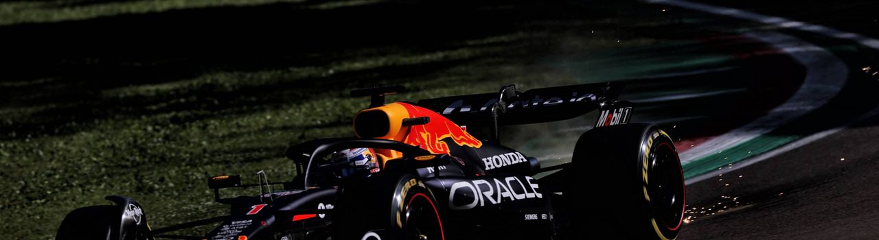 Max Verstappen in Imola