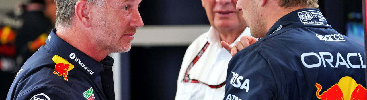 Christian Horner, Max Verstappen, Helmut Marko