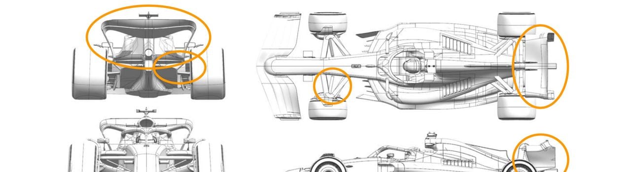 Les parties de la MCL39 McLaren mises à jour