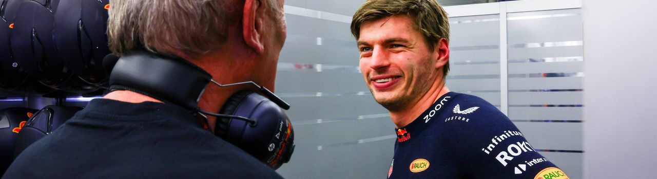 Max Verstappen en Helmut Marko