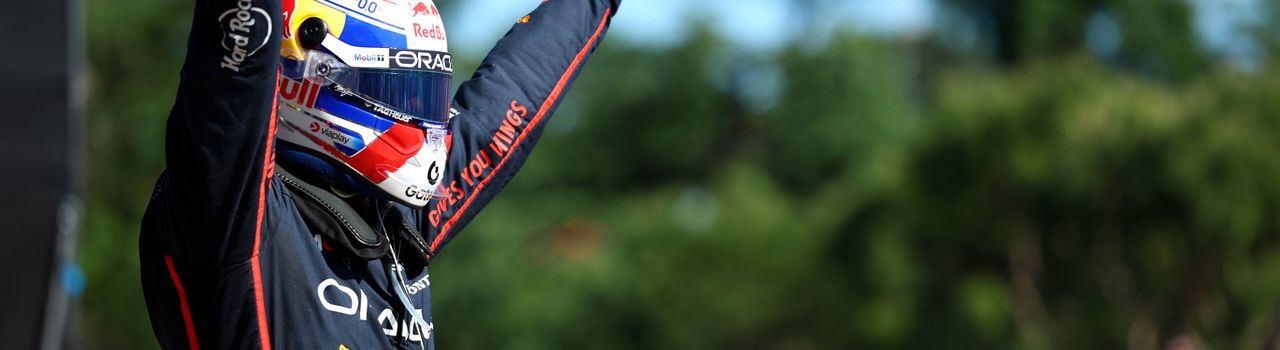 Max Verstappen wint in Imola