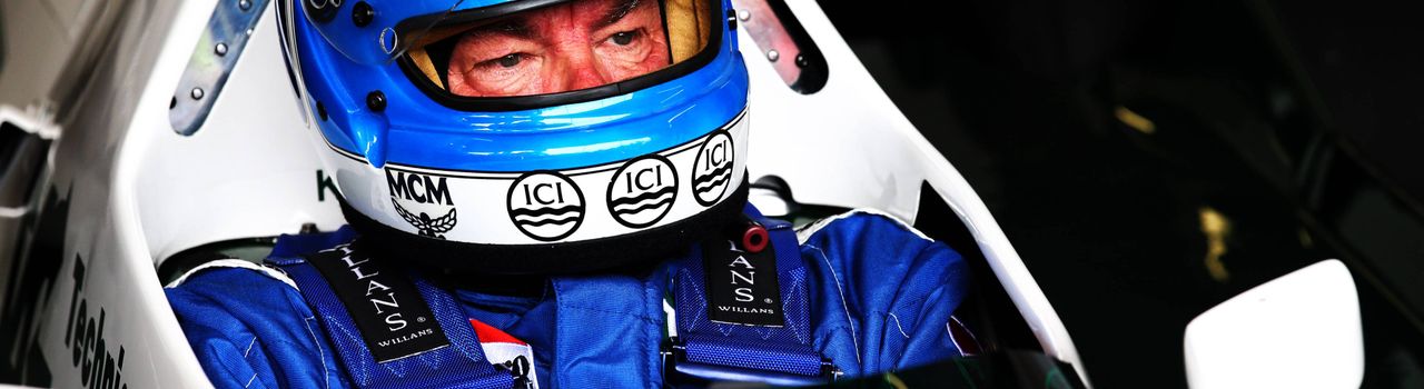 Keke Rosberg a bordo del Williams FW08 en Mónaco en 2018
