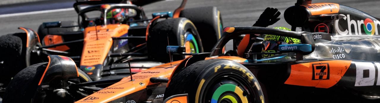 Oscar Piastri und Lando Norris in Österreich
