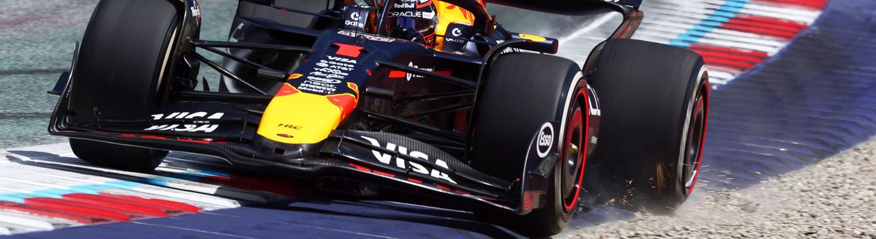 max verstappen tijdens vt3 in oostenrijk