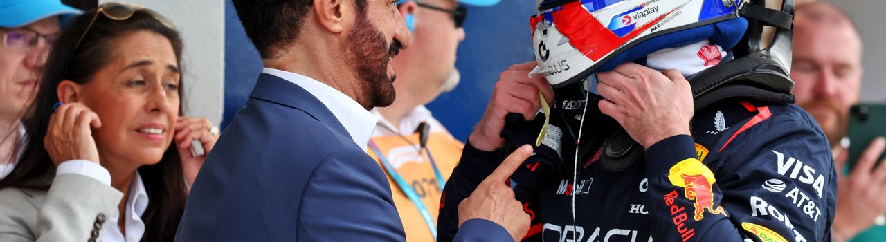 Max Verstappen y Ben Sulayem