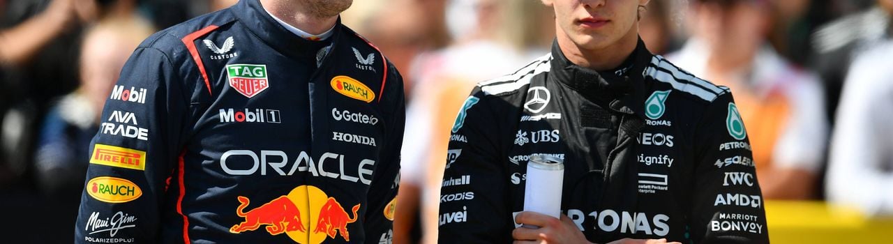 Max Verstappen en Andrea Kimi Antonelli