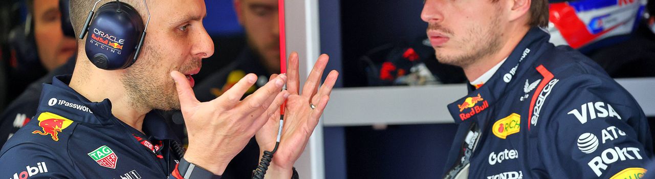 max verstappen in gesprek met gianpiero lambiase