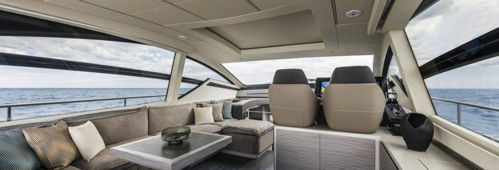 Pershing yacht Russell interior
